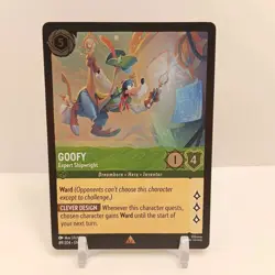 Disney Lorcana Goofy Expert Shipwright (Cold Foil) 89/204 NM Azurite Sea - Image 1