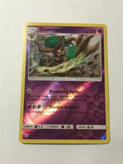 Pokemon Card Cosmic Eclipse Reverse Holographic Trevenant 94/236 Near Mint - Image 1