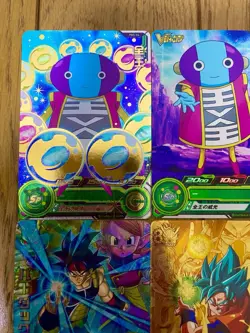Dragon Ball Heroes P Promo Card Lot x10 Gold Foil Zeno Goku Vegeta Japan - Image 2