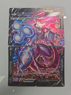 Portuguese Pokemon Mewtwo V-UNION [Set of 4] Sword & Shield Promo Cards 159 - Image 1