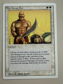 Eye for an Eye - MTG - REVISED (3rd) - ENGLISCH - ©1994 EX/NM rare - Image 1