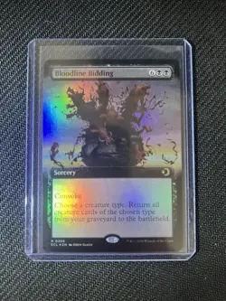 Bloodline Bidding (Extended Art) Lorwyn Eclipsed Foil - Image 1