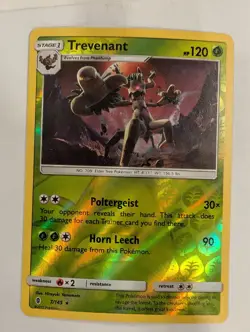 Trevenant - 7/145 Guardians Rising Pokemon Reverse Holo Foil Nice! - Image 1