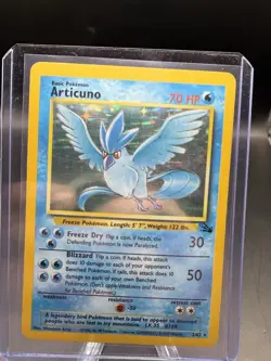 Pokemon TCG Articuno Fossil 2/62 Holo Unlimited Holo Rare - Image 1