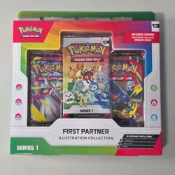 Pokemon TCG First Partner Illustration Collection Series 1 New Sealed - Image 1