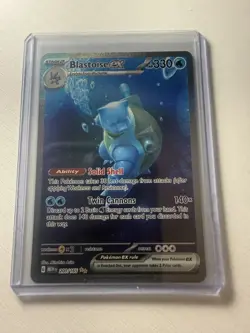 Pokemon TCG Blastoise ex Scarlet & Violet-151 200/165 Holo Special Illustration - Image 1