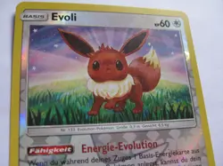 Pokemon Karte Evoli 101/149 Sonne & Mond Reverse Deutsch TCG NM Holo - Image 3