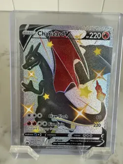 Shiny Charizard V 2020 Pokemon Champions Path Secret Rare MINT Raw 079/073 - Image 1