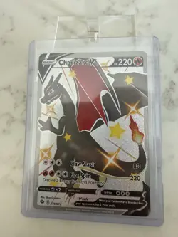 Shiny Charizard V 2020 Pokemon Champions Path Secret Rare MINT Raw 079/073 - Image 3