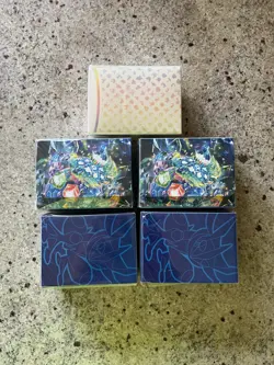 x5 LOT - Various Pokemon UPC Deck Boxes - Pokemon TCG - Image 1