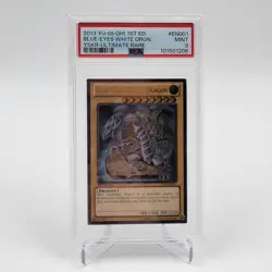 Konami Yu-Gi-Oh! Blue-Eyes White Dragon Ultimate Rare YSKR-EN001 Unlimited PSA 9 - Image 2