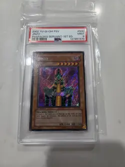 Yu-Gi-Oh! Jinzo PSV-000 1st Edition PSA 9 Mint - Image 1