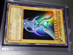 Yugioh! Blue Eyes White Dragon YAP1-EN001 Ultra Rare Promo Near Mint - Image 2