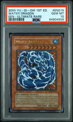 YUGIOH 1ST ED EEN-EN015 WATER DRAGON ULTIMATE RARE PSA 10 GEM MINT #64904559 - Image 3