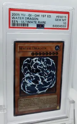 YUGIOH 1ST ED EEN-EN015 WATER DRAGON ULTIMATE RARE PSA 10 GEM MINT #64904559 - Image 4