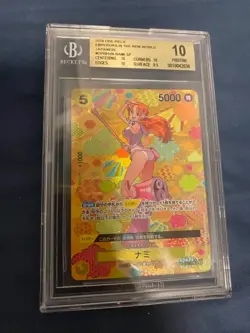 Special Alternate Art Nami One Piece 2024 OP09 Japanese SP OP08-106 SR BGS 10 - Image 1