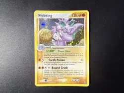 Pokemon TCG Nidoking 8/112 FireRed & LeafGreen Holo Card - Image 1