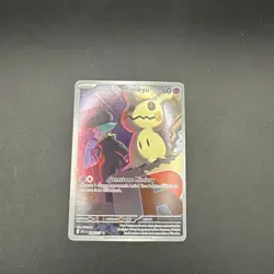 Pokemon Team Rocket's Mimikyu 238/217 Full Art Rare Holo ASC Card - Image 1