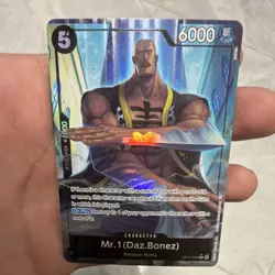 Bandai Mr.1 (Daz Bonez) OP14-090 Character Holo Card 6000 Power Counter+1000 - Image 1
