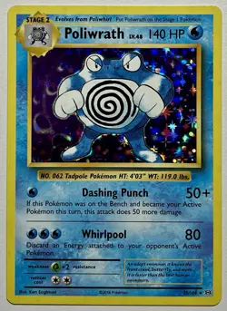 Poliwrath 25/108 (LP) Holo Rare XY Series: Evolutions 2016 Pokemon Card TCG - Image 1