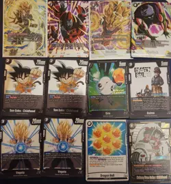 Dragon Ball Fusion World Black Promo Alt Art Release Event Card Set New Mint - Image 1