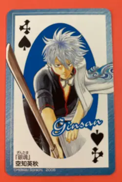 Gin Tama Jump Playing Poker Mini card Japanese Very Rare Manga Anime - Image 1