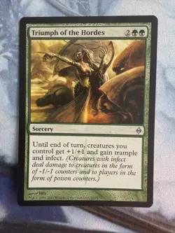 Triumph of the Hordes - New Phyrexia - Magic the Gathering - MTG - Light Play - Image 1