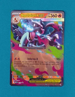 Mega Charizard X EX MEP 029 Mega Evolution Promo Masterset Mep029 Pokemon TCG - Image 1