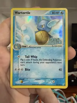 Wartortle 43/100 - Pokemon TCG Crystal Guardians Reverse Holo Stamped HP - Image 1