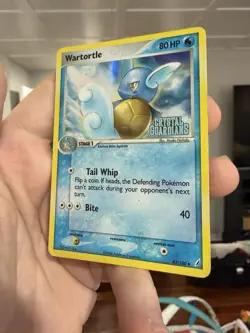 Wartortle 43/100 - Pokemon TCG Crystal Guardians Reverse Holo Stamped HP - Image 4