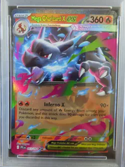 PSA 10 Mega Charizard X Ex 013/094 Pokemon Phantasmal Flames 2025 Gem Mint - Image 3