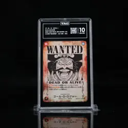 TAG 10 - GoldD. Roger WANTED SP OP09-118 Carrying on His Will Japanese ONE PIECE - Image 1