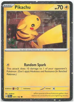 Pikachu - (Cosmo Holo) - 051/162 MCAP Promo Miscellaneous Cards & Products NM - Image 1