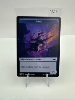 Ninja Token Kamigawa Neon Dynasty Magic The Gathering - Image 2
