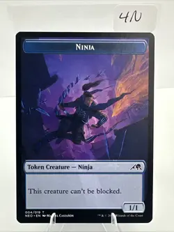 Ninja Token Kamigawa Neon Dynasty Magic The Gathering - Image 4