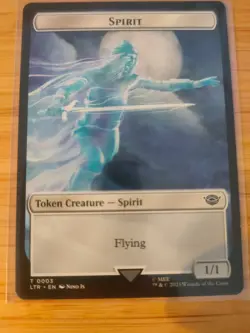 MTG Spirit Token 0003 Lord of the Rings M/NM Free UK P&P - Image 1