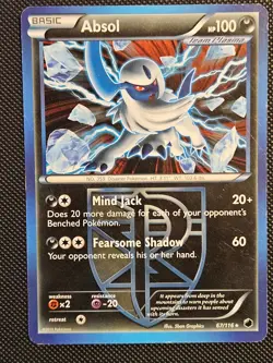 ABSOL 67/116 HOLO R PLASMA FREEZE POKEMON MP - Image 1