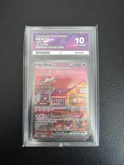 Pokemon TCG Mew EX 053 *PERFECT SUBS* Promo 151 UPC Ace 10 - Image 1