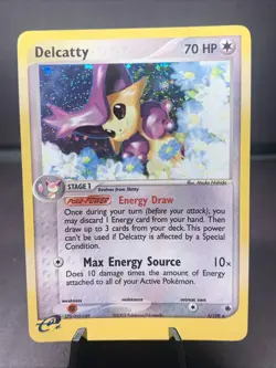 Pokemon TCG Delcatty 5/109 Ruby & Sapphire Holo Rare VTG WOTC 2003 MP - Image 1