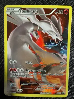 Pokemon TCG Reshiram Full Art Promo Black Star 2015 XY74 - Image 1