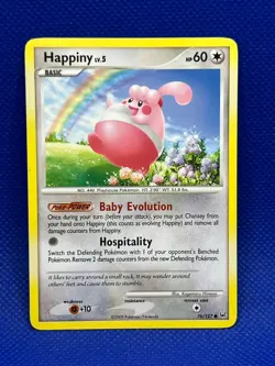 Pokemon Tcg Happiny 76/127 Platinum Non-holo - Image 1