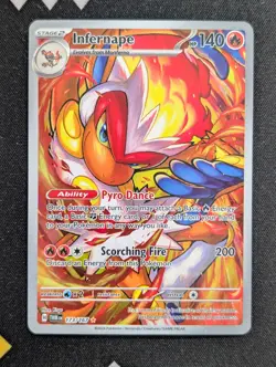 Infernape - 173/167 SV06: Twilight Masquerade Pokemon NM Holo - Image 1