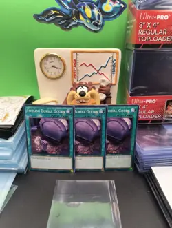 3X Foolish Burial Goods - SDCB-EN030 Common 1ST ED Yugioh - Image 1