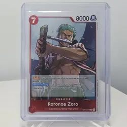 Roronoa Zoro OP14-015 The Azure Sea's Seven Foil One-Piece CCG TCG - Image 1
