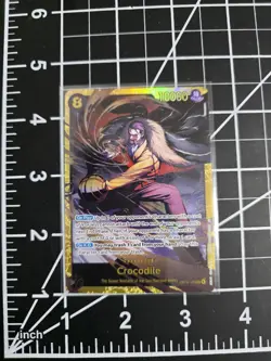 Crocodile OP14-120 SEC Gold Foil One Piece The Azure Sea’s Seven NM/M - Image 1