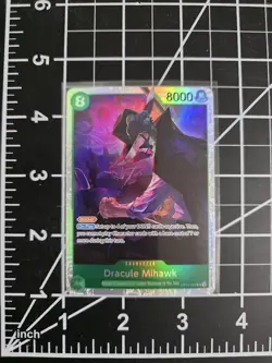 Dracule Mihawk OP12-030 Foil One Piece TCG Legacy of the Master NM/M - Image 1