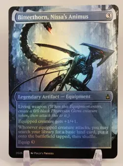 Bitterthorn, Nissa's Animus FOIL Proxy Card with Custom Fantasy Art - Image 4