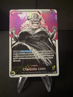 Charlotte Linlin Alternate Art Leader One Piece Card Game OP03-077 English - Image 1