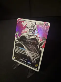 Charlotte Linlin Alternate Art Leader One Piece Card Game OP03-077 English - Image 4