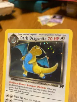 Pokemon Dark Dragonite Holo Rare TCG Card 5/82 Mint Condition - Image 2